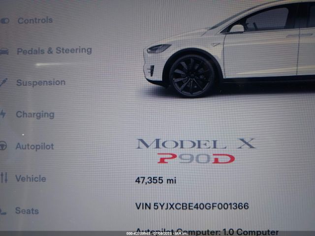 2016 TESLA MODEL X 5YJXCBE40GF001366 Photo 6