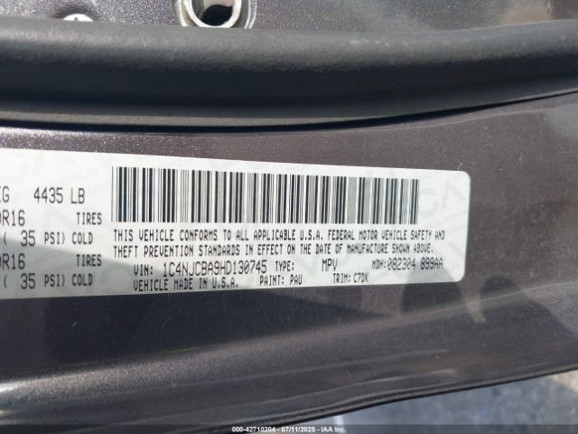 2017 JEEP COMPASS 1C4NJCBA9HD130745 Photo 8