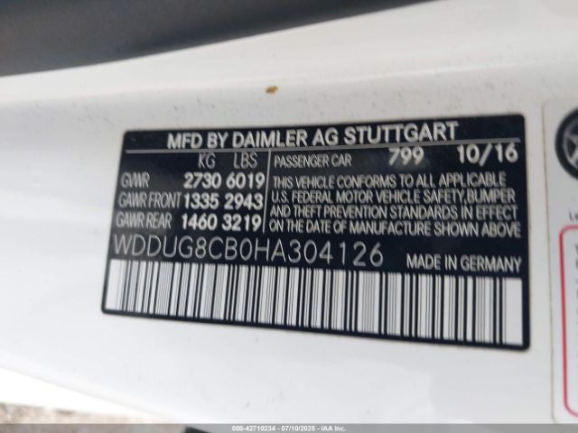 2017 MERCEDES-BENZ S 550 WDDUG8CB0HA304126 Photo 8