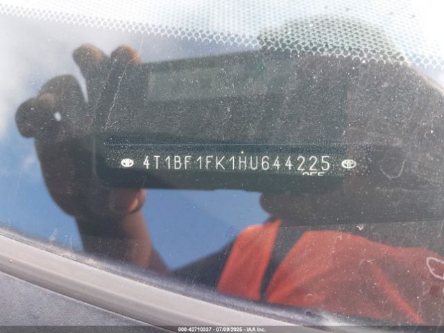 2017 TOYOTA CAMRY 4T1BF1FK1HU644225 Photo 8