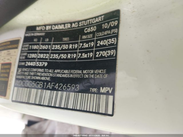 2010 MERCEDES-BENZ GLK 350 WDCGG5GB1AF426593 Photo 8
