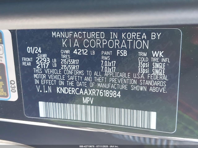 KIA nu mpi 2024 KNDERCAAXR7618984 Image 9