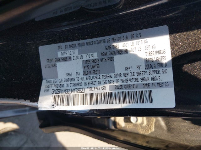 3MZBN1M32JM178623 Mazda py