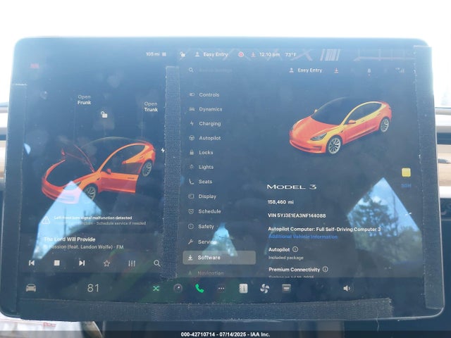 2022 TESLA MODEL 3 5YJ3E1EA3NF144088 Photo 6