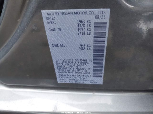 2024 NISSAN ALTIMA 1N4BL4CV8RN309851 Photo 8