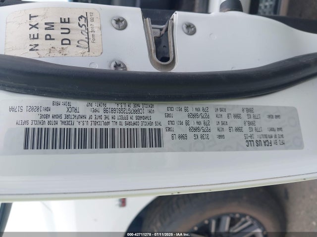 1C6RR7GT2GS168198 RAM 1500