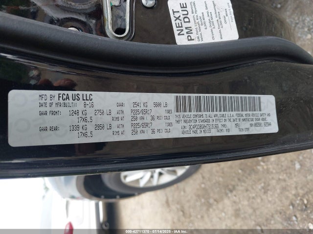 Dodge 2017 2017 3C4PDDBG0HT515163 Image 9