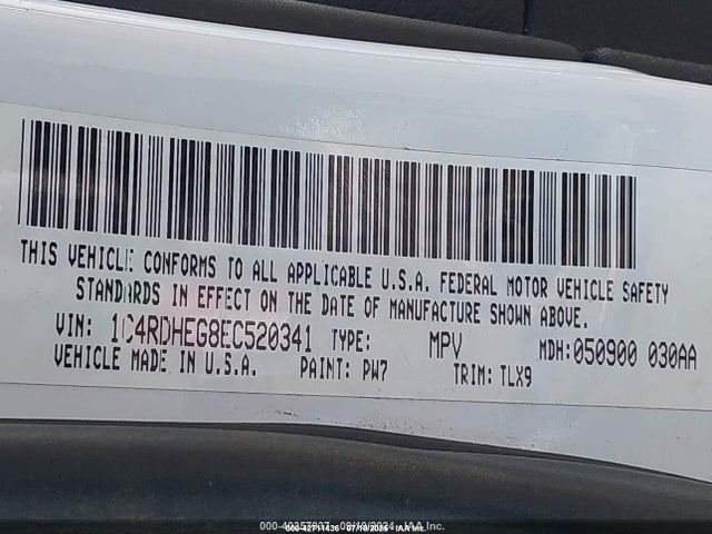 Продаж на аукціоні авто 2014 Dodge Durango Citadel, vin: 1C4RDHEG8EC520341, номер лоту: 42711436