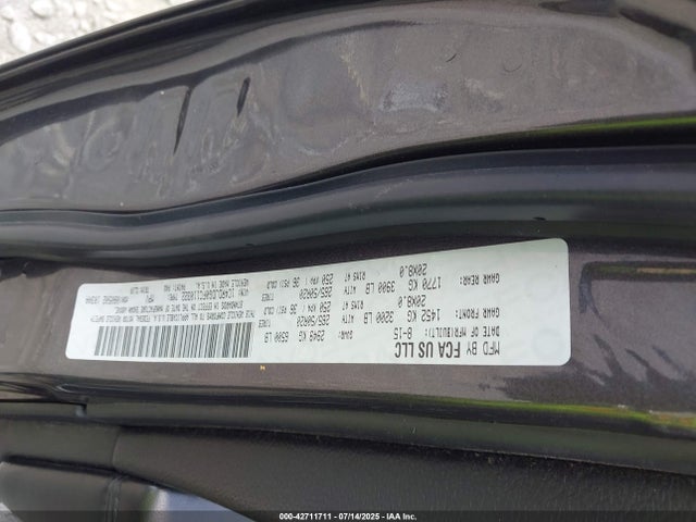 Dodge 2015 2015 1C4RDJDG0FC110322 Image 9