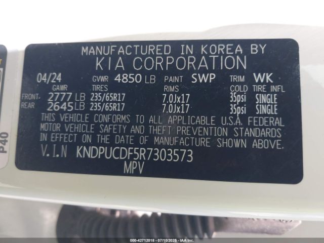 2024 KIA SPORTAGE KNDPUCDF5R7303573 Photo 8