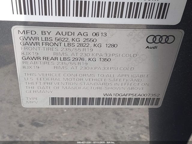 2014 AUDI Q5 WA1DGAFP5EA007352 Photo 8