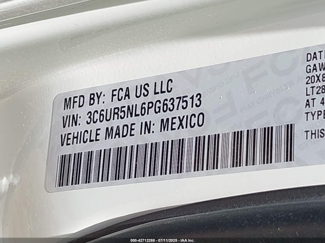 RAM 2500 2023 3C6UR5NL6PG637513 Image 9