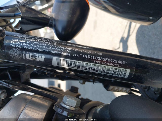 Harley-Davidson Forty-eight 2015 1HD1LC335FC423486 Image 10