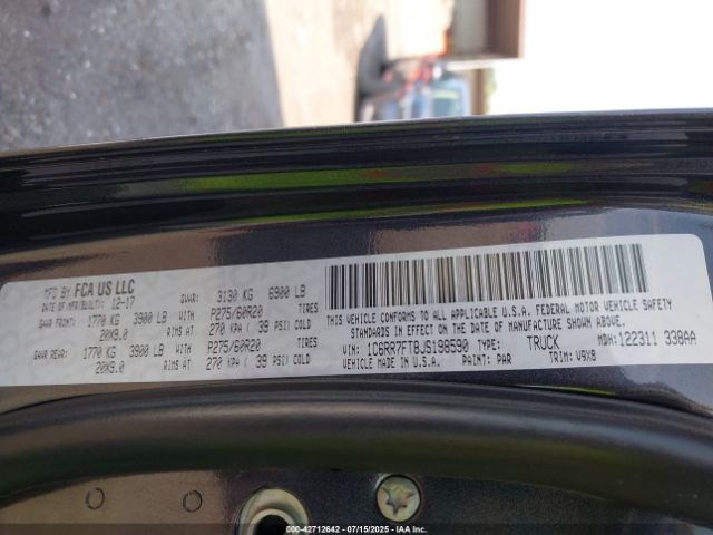2018 RAM 1500 1C6RR7FT8JS198590 Photo 8