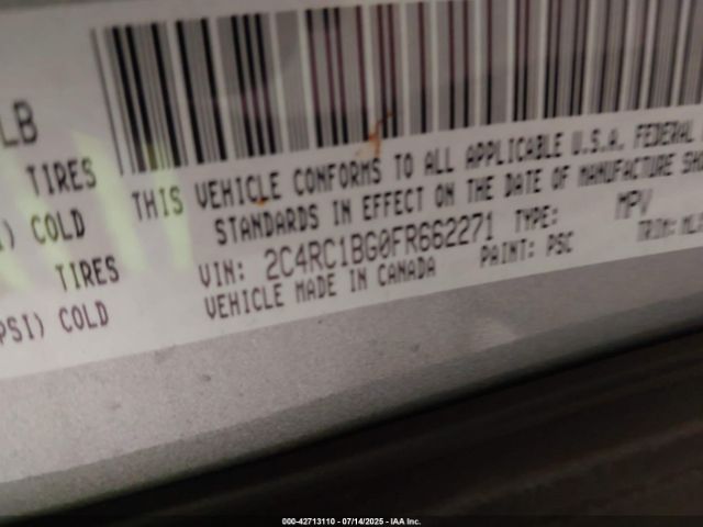 2015 CHRYSLER TOWN & COUNTRY 2C4RC1BG0FR662271 Photo 8