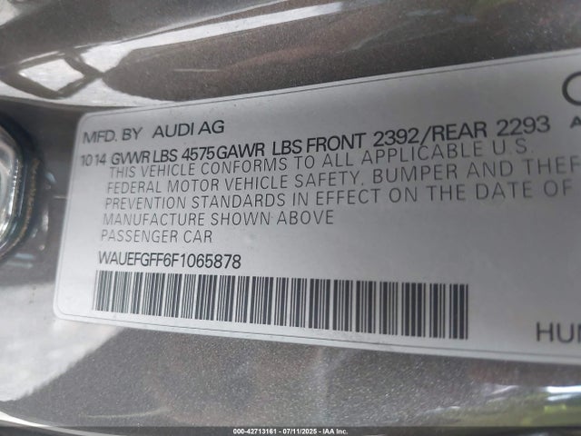 2015 AUDI A3 WAUEFGFF6F1065878 Photo 8