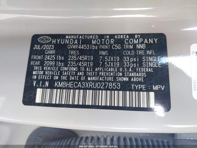 KM8HECA3XRU027853 Hyundai t-gdi gamma ii