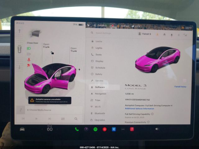 2025 TESLA MODEL 3 5YJ3E1EA6SF990792 Photo 6