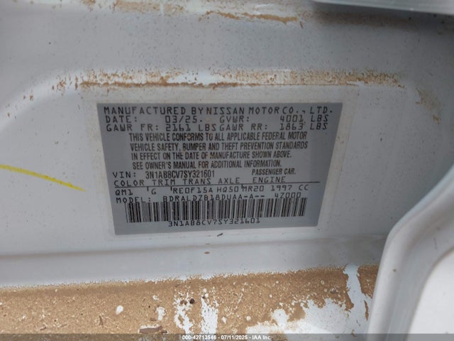 Nissan Sentra 2025 3N1AB8CV7SY321601 Image 21