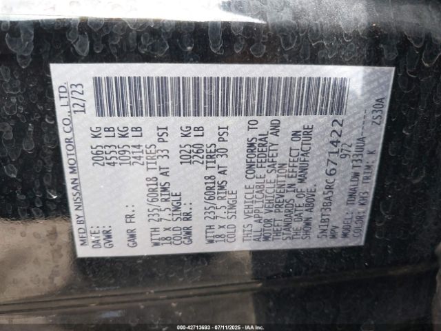 2024 NISSAN ROGUE 5N1BT3BA5RC671422 Photo 8