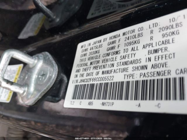 2012 ACURA TSX JH4CU2F66CC005522 Photo 8