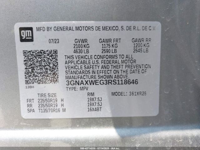 2024 CHEVROLET EQUINOX 3GNAXWEG3RS118646 Photo 8