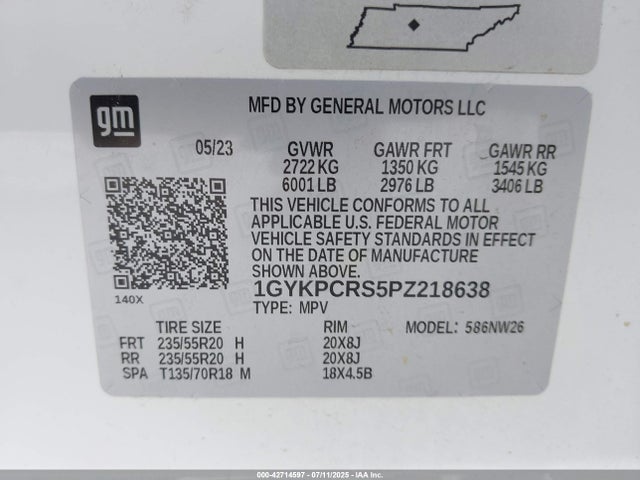 2023 CADILLAC XT6 1GYKPCRS5PZ218638 Photo 8