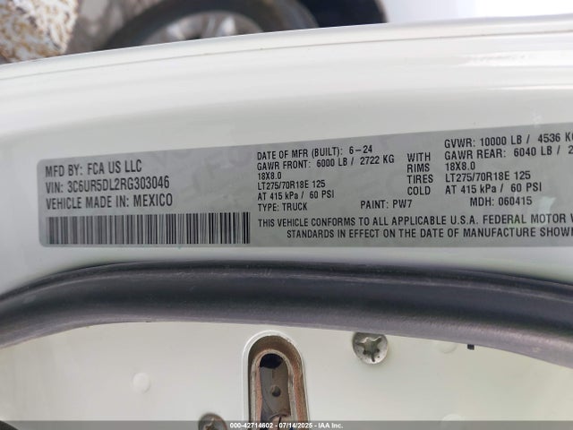 RAM 2500 2024 3C6UR5DL2RG303046 Image 9