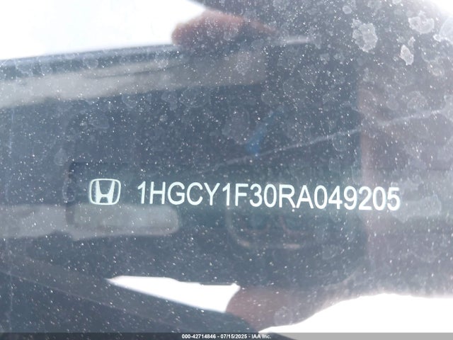 1HGCY1F30RA049205 Honda l15be