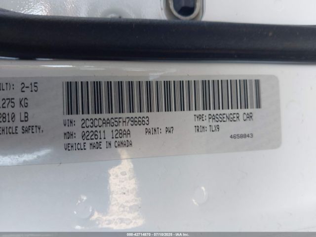 2015 CHRYSLER 300 2C3CCAAG5FH796663 Photo 8