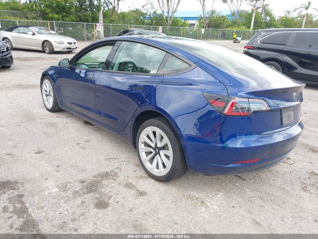 2022 TESLA MODEL 3 5YJ3E1EB4NF316007 Photo 2