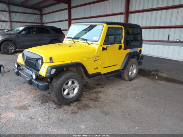 2001 JEEP WRANGLER 1J4FA49S81P370778 Photo 1
