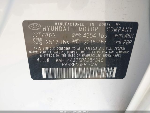 2023 HYUNDAI SONATA KMHL44J25PA284346 Photo 8