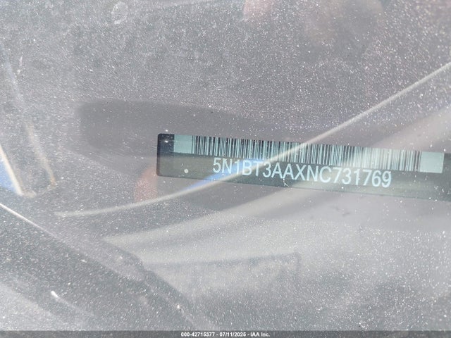 5N1BT3AAXNC731769 Nissan 2022