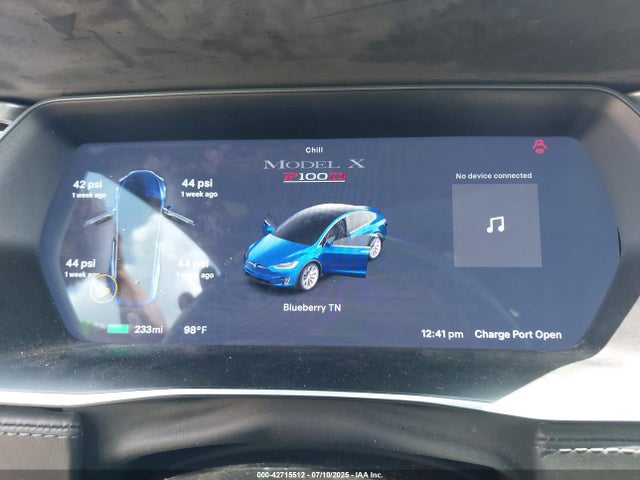 2017 TESLA MODEL X 5YJXCBE49HF053550 Photo 6