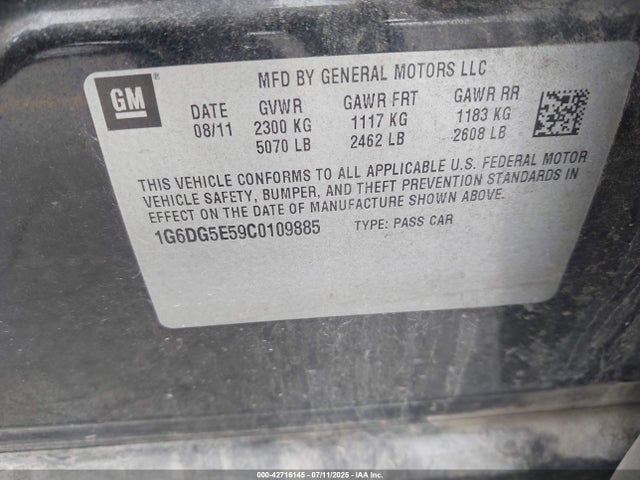 2012 CADILLAC CTS 1G6DG5E59C0109885 Photo 8