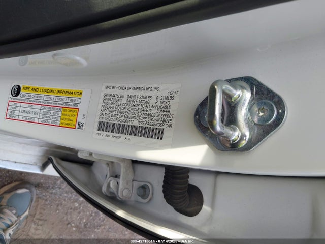 1HGCV1F9XJA009117 Honda l15be