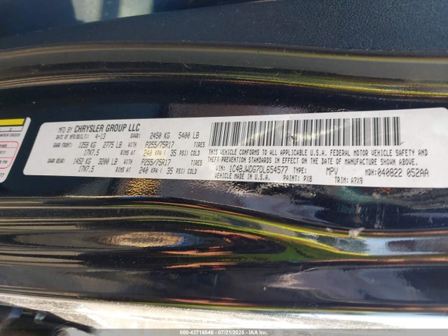 2013 JEEP WRANGLER UNLIMITED 1C4BJWDG7DL654577 Photo 8