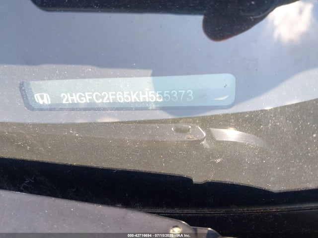 Honda k20c2 2019 2HGFC2F65KH555373 Image 9