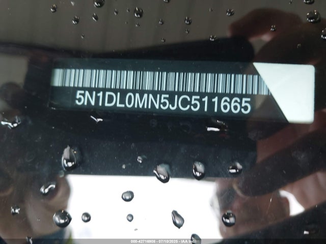 5N1DL0MN5JC511665 Infiniti QX60