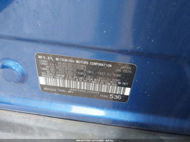 2020 MITSUBISHI ECLIPSE CROSS JA4AT5AA4LZ030824 Photo 8