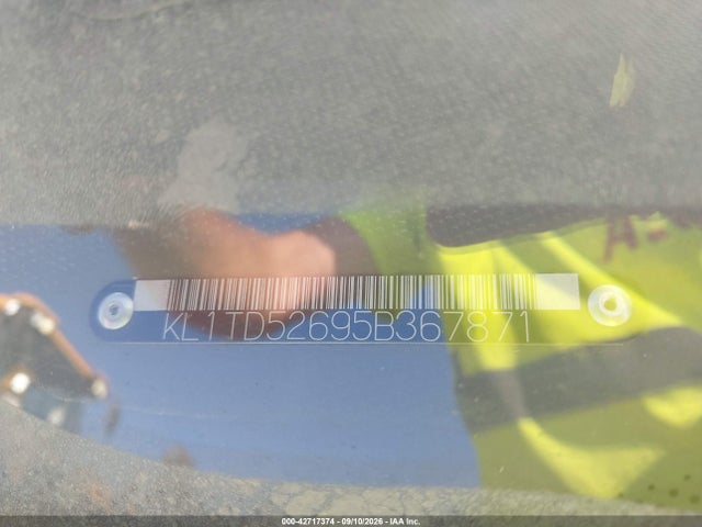 Aukcja sprzedaży 2005 Chevrolet Aveo Ls, vin: KL1TD52695B367871, numer aukcji: 42717374