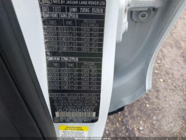 2018 LAND ROVER DISCOVERY SPORT SALCP2RX4JH745057 Photo 8
