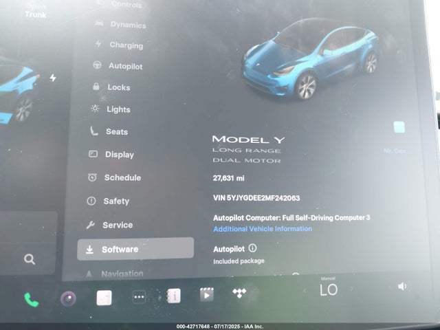 2021 TESLA MODEL Y 5YJYGDEE2MF242063 Photo 6
