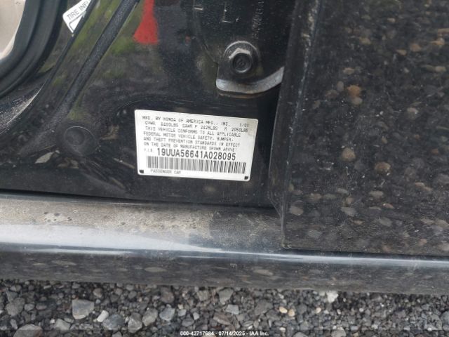 2001 ACURA TL 19UUA56641A028095 Photo 8