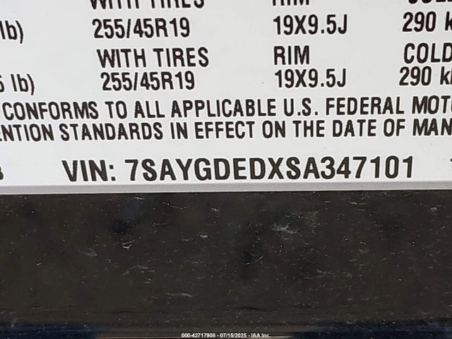 2025 TESLA MODEL Y 7SAYGDEDXSA347101 Photo 8