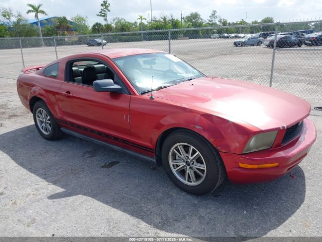 2005 FORD MUSTANG 1ZVFT80N755162548