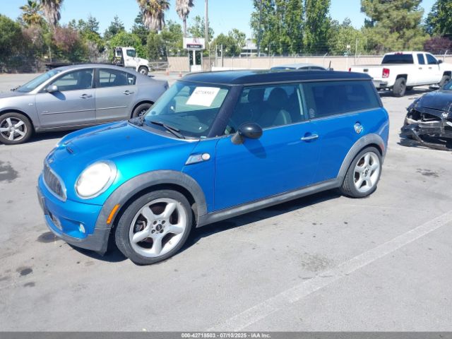 2008 MINI COOPER S CLUBMAN WMWMM33508TP88302 Photo 1