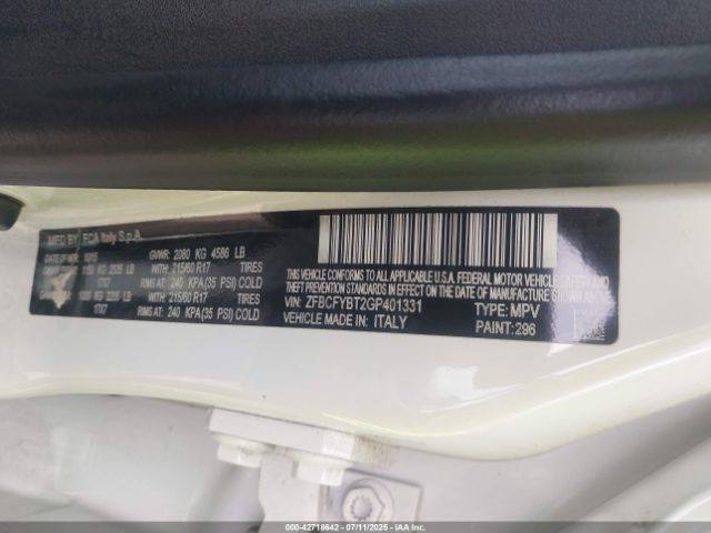 2016 FIAT 500X ZFBCFYBT2GP401331 Photo 8