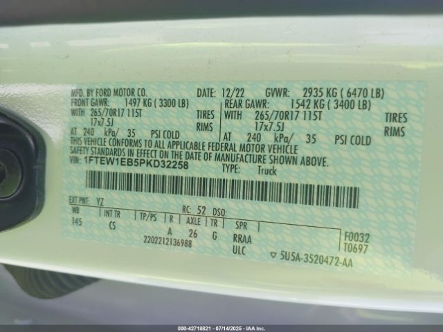 2023 FORD F-150 1FTEW1EB5PKD32258 Photo 8